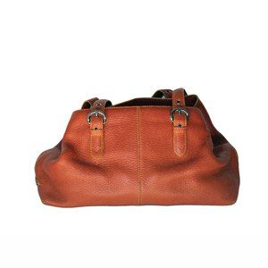 Cole Haan Burnt Orange Leather Handbag